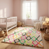 Authentic Handmade Azilal Rug – Plush Shaggy Wool Moroccan Rug with Vibrant Neon Geometric Patterns