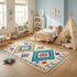 Authentic Handmade Azilal Rug – 100% Wool Moroccan Rug with Colorful Tribal Geometric Design