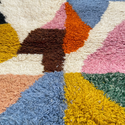 Handmade Azilal Wool Rug - Custom Moroccan Area Rugs