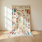 Azilal Rug – Multicolor Shaggy Abstract Wool Rug