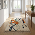 Colorful Beni Ourain Rug - Abstract Geometric Living Room Decor