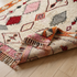 Boujaad Rug – Multicolor Shaggy Diamond Wool Rug