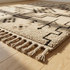 Moroccan Kilim Rug – Beige Flatweave Diamond Wool Rug