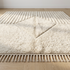 Authentic Beni Ourain Rug – High Pile Plush Wool Moroccan Area Rug for Modern Scandinavian Living Room Decor