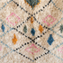 Handmade Azilal Rug - High Pile Natural Wool - Vibrant Boho Living Room Decor - Geometric Tribal Patterns