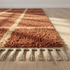 Beni Ourain Rug – Terracotta Plush Geometric Wool Rug