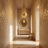 Handmade Moroccan Chandelier – Brass Dome Openwork