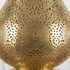 Handmade Moroccan Lamp - Gold Brass Pendant - Living Room Lamp