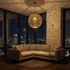 Moroccan Pendant Light – Globe Star Brass Lamp