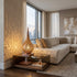 Moroccan Floor Lamp – Brass Filigree Openwork