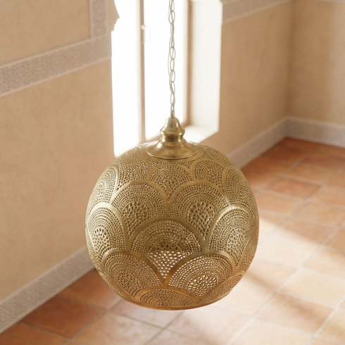 Handmade Brass Hanging Lamp - New Home Decor Lighting (pl-1093)
