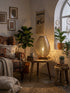 Moroccan Table Lamp – Filigree Openwork Brass Lamp Living Room