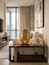Moroccan Table Lamp – Filigree Openwork Brass Lamp Living Room