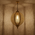 Authentic Handmade Moroccan Hanging Lamp – Gold Brass Teardrop Pendant Light for Boho Kitchen Island Decor
