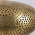 Moroccan Pendant Light – Filigree Brass Openwork Lamp Statement Light