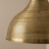 Solid Brass Perforated Finish - Boho Kitchen Island Lighting