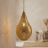 Dome Moroccan Chandelier – Brass Openwork Lamp