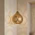 Brass Chandelier – Moroccan Star Openwork