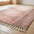 Modern Moroccan Kilim Rug - Flatweave Natural Wool - Geometric Abstract Boho Decor