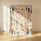Handmade Azilal Rug - High Pile Natural Wool - Colorful Abstract Boho Decor