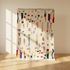 Handmade Azilal Rug - High Pile Natural Wool - Colorful Abstract Boho Decor