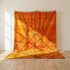 Authentic Moroccan Area Rug – Plush Shaggy Wool Rug in Vibrant Orange for Modern Boho Living Room Decor