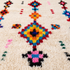 Handmade Azilal Rug - High Pile Natural Wool - Vibrant Boho Living Room Decor