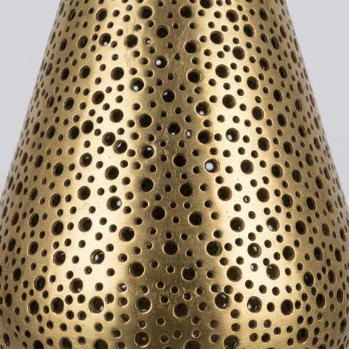 Brass Pendant Light – Moroccan Teardrop Openwork