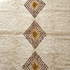 Beni Ourain Rug – Ivory Shaggy Diamond Wool Rug
