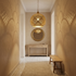 Moroccan Pendant Light – Filigree Brass Openwork Lamp Entryway