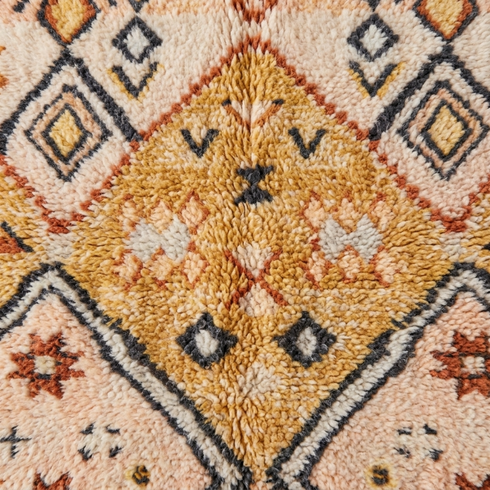 Handmade Boujaad Rug – Colorful Flatweave Wool Area Rug for Boho Interiors