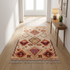 Authentic Handmade Boujaad Rug – Natural Wool Flatweave Moroccan Rug with Tribal Boho Design