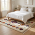 Handmade Azilal Rug - High Pile Natural Wool - Vibrant Boho Living Room Decor