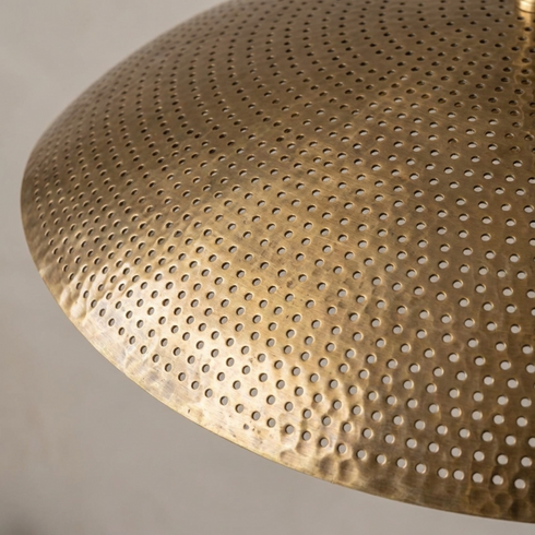 Moroccan Pendant Light – Filigree Openwork Brass Lamp Entryway