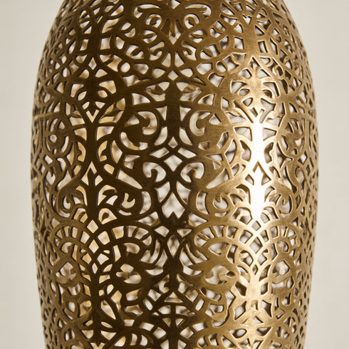 Teardrop Brass Moroccan Pendant Light