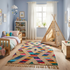 Authentic Handwoven Moroccan Runner Rug – Flatweave Kilim Texture Rug for Boho Hallway Decor