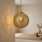 Moroccan Pendant Light – Globe Geometric Brass Lamp