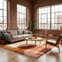Moroccan Berber Rug – Terracotta Abstract Wool Rug
