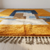 Modern Moroccan Wool Rug – Vibrant Abstract High Pile Area Rug for Boho Living Room Decor