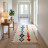 Handmade Azilal Rug - Plush High Pile Wool - Vibrant Geometric Boho Living Room Decor