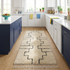 Beni Ourain Rug – Soft Shaggy Wool Area Rug with Tribal Geometric Design for Boho Interiors