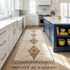 Beni Ourain Rug – Ivory Shaggy Diamond Wool Rug