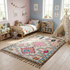 Authentic Handmade Azilal Rug – Natural Wool Moroccan Rug with Vibrant Tribal Geometric Design