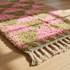 Handmade Boujaad Rug - Vibrant High Pile Wool - Modern Geometric Boho Area Rug