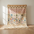 Azilal Rug – Ivory High-Pile Diamond Wool Rug