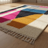 Moroccan Berber Rug – Multicolor Plush Geometric Wool Rug
