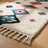 Azilal Rug – Multicolor Shaggy Diamond Wool Moroccan Carpet
