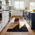 Authentic Moroccan Rug – High Pile Natural Wool Area Rug with Modern Abstract Geometric Pattern for Living Room Decor