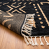 Authentic Moroccan Rug – High Pile Natural Wool Area Rug with Modern Abstract Tribal Geometric Pattern