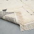 Authentic Beni Ourain Rug - High Pile Natural Wool - Minimalist Boho Living Room Decor